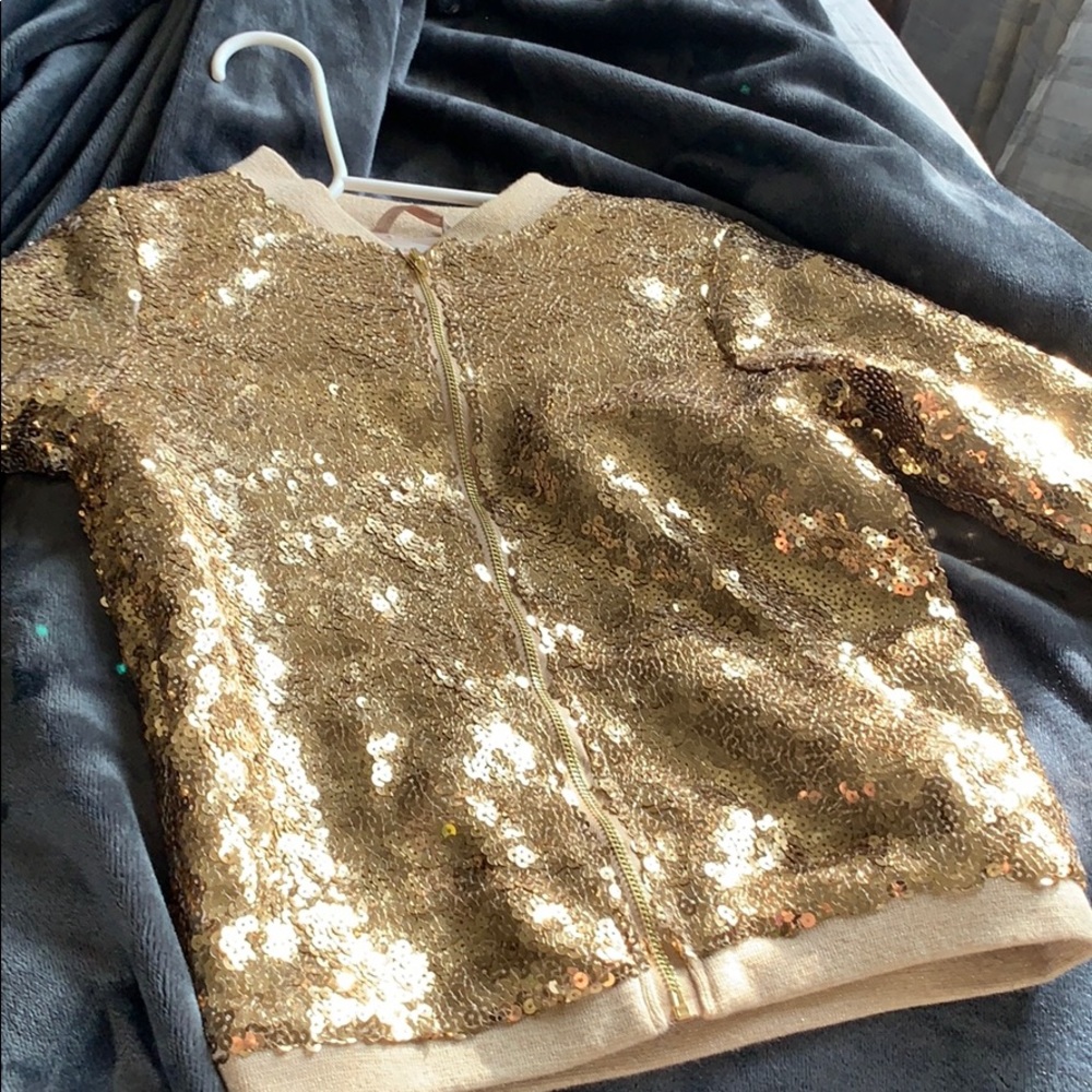 Sparkle gold jacket